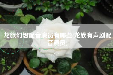龙族幻想配音演员有哪些(龙族有声剧配音演员)
