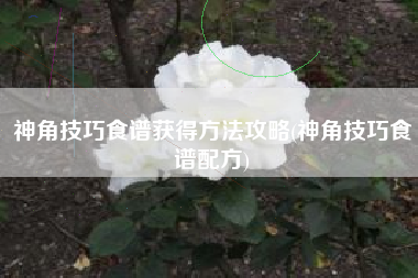 神角技巧食谱获得方法攻略(神角技巧食谱配方)