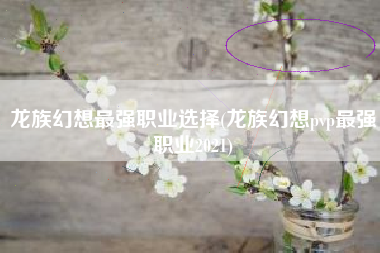 龙族幻想最强职业选择(龙族幻想pvp最强职业2021)