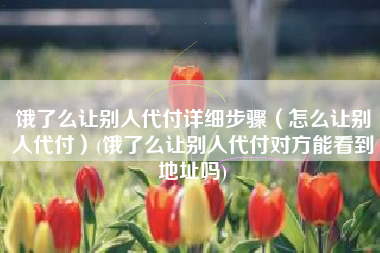 饿了么让别人代付详细步骤（怎么让别人代付）(饿了么让别人代付对方能看到地址吗)
