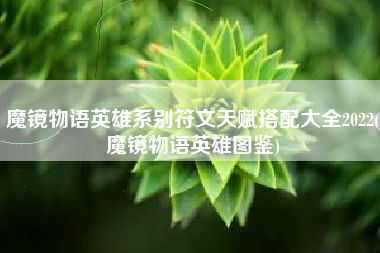 魔镜物语英雄系别符文天赋搭配大全2022(魔镜物语英雄图鉴)