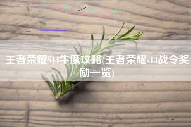 王者荣耀S14牛魔攻略(王者荣耀s14战令奖励一览)