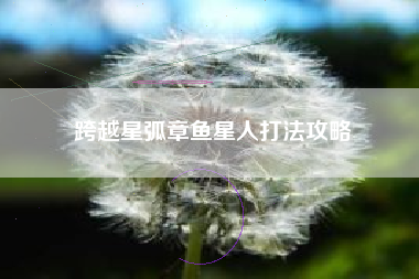 跨越星弧章鱼星人打法攻略