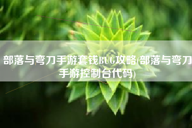 部落与弯刀手游套钱BUG攻略(部落与弯刀手游控制台代码)