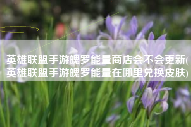 英雄联盟手游魄罗能量商店会不会更新(英雄联盟手游魄罗能量在哪里兑换皮肤)