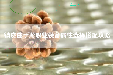 镇魔曲手游职业装备属性选择搭配攻略