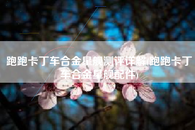 跑跑卡丁车合金星舰测评详解(跑跑卡丁车合金星舰配件)