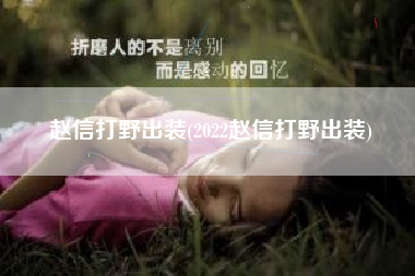 赵信打野出装(2022赵信打野出装)