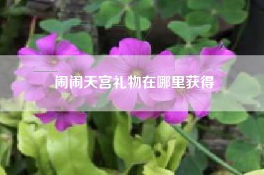 闹闹天宫礼物在哪里获得