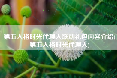 第五人格时光代理人联动礼包内容介绍(第五人格时光代理人)
