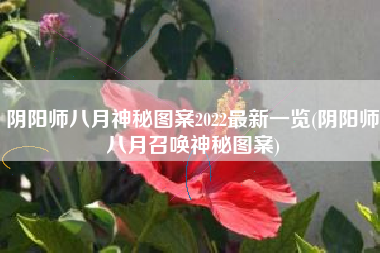 阴阳师八月神秘图案2022最新一览(阴阳师八月召唤神秘图案)