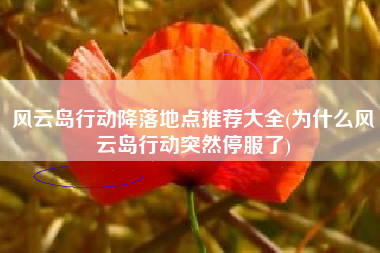 风云岛行动降落地点推荐大全(为什么风云岛行动突然停服了)