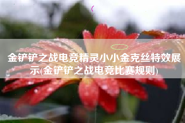 金铲铲之战电竞精灵小小金克丝特效展示(金铲铲之战电竞比赛规则)