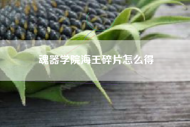 魂器学院海王碎片怎么得