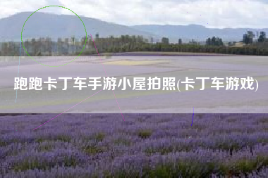 跑跑卡丁车手游小屋拍照(卡丁车游戏)