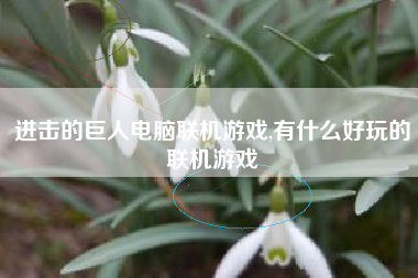 进击的巨人电脑联机游戏,有什么好玩的联机游戏