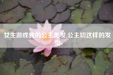 女生游戏我的公主美发,公主切这样的发型