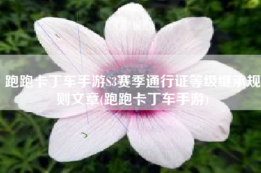 跑跑卡丁车手游S3赛季通行证等级继承规则文章(跑跑卡丁车手游)