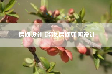 房间设计 游戏,房间如何设计