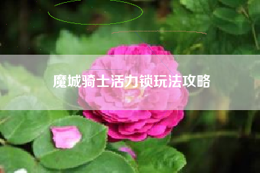魔城骑士活力锁玩法攻略