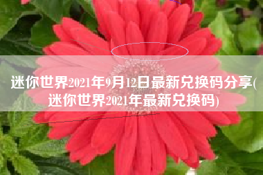 迷你世界2021年9月12日最新兑换码分享(迷你世界2021年最新兑换码)