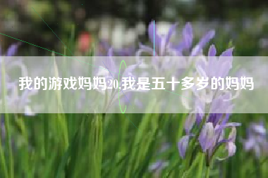 我的游戏妈妈20,我是五十多岁的妈妈
