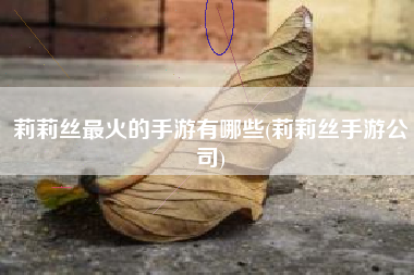 莉莉丝最火的手游有哪些(莉莉丝手游公司)