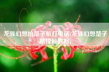 龙族幻想给楚子航打电话(龙族幻想楚子航捏脸数据)