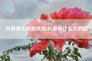 抖音很火的游戏跳,抖音有什么火的歌