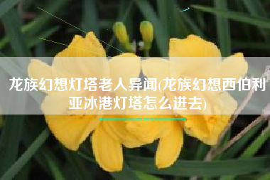 龙族幻想灯塔老人异闻(龙族幻想西伯利亚冰港灯塔怎么进去)