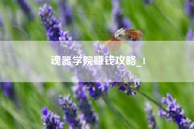 魂器学院赚钱攻略_1