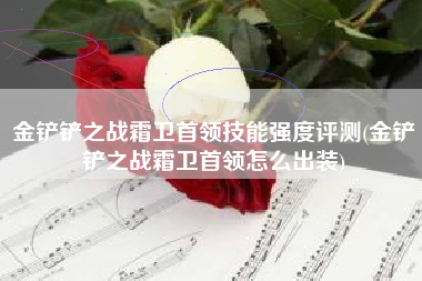 金铲铲之战霜卫首领技能强度评测(金铲铲之战霜卫首领怎么出装)
