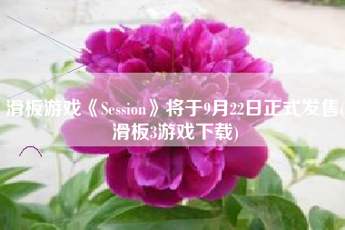 滑板游戏《Session》将于9月22日正式发售(滑板3游戏下载)