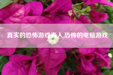 真实的恐怖游戏真人,恐怖的电脑游戏