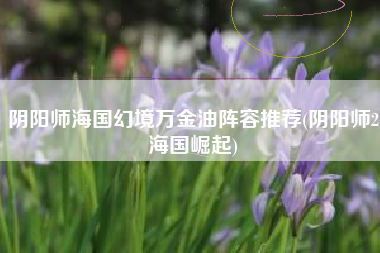 阴阳师海国幻境万金油阵容推荐(阴阳师2海国崛起)