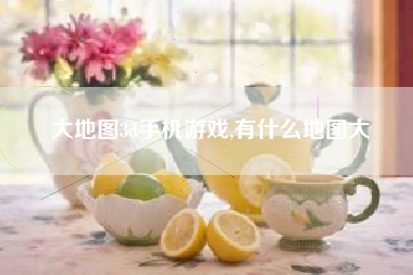 大地图3d手机游戏,有什么地图大