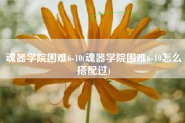 魂器学院困难6-10(魂器学院困难6-10怎么搭配过)