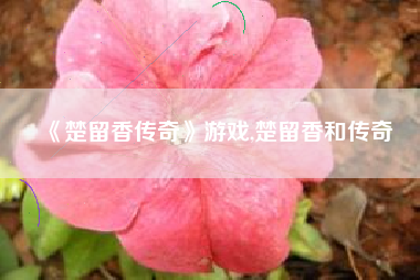 《楚留香传奇》游戏,楚留香和传奇