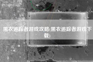 黑衣追踪者游戏攻略(黑衣追踪者游戏下载)