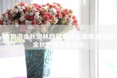 食物语金秋愿林隐藏成就在哪里(食物语金秋愿林隐藏任务)