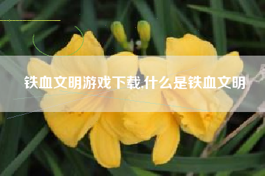 铁血文明游戏下载,什么是铁血文明