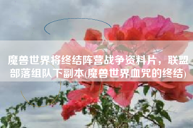 魔兽世界将终结阵营战争资料片，联盟部落组队下副本(魔兽世界血咒的终结)