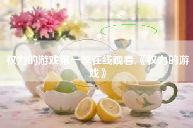 权力的游戏第一季在线观看,《权力的游戏》