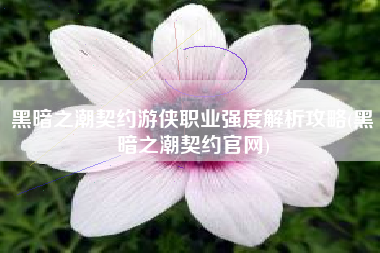 黑暗之潮契约游侠职业强度解析攻略(黑暗之潮契约官网)