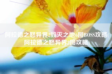 阿拉德之怒异界2毁灭之地6图BOSS攻略(阿拉德之怒异界2图攻略)