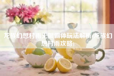 龙族幻想村雨无限霸体玩法解析(龙族幻想村雨攻略)