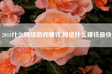 2018什么网络游戏赚钱,网络什么赚钱最快