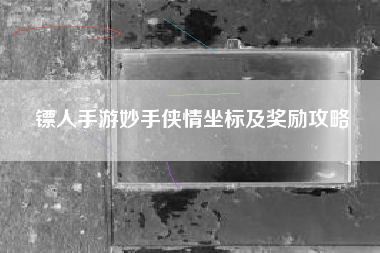 镖人手游妙手侠情坐标及奖励攻略