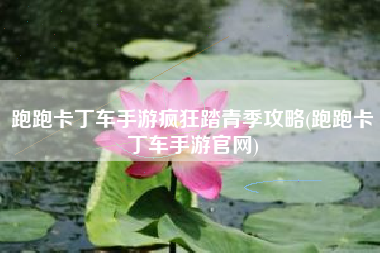 跑跑卡丁车手游疯狂踏青季攻略(跑跑卡丁车手游官网)