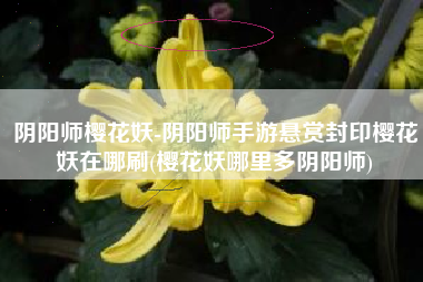 阴阳师樱花妖-阴阳师手游悬赏封印樱花妖在哪刷(樱花妖哪里多阴阳师)